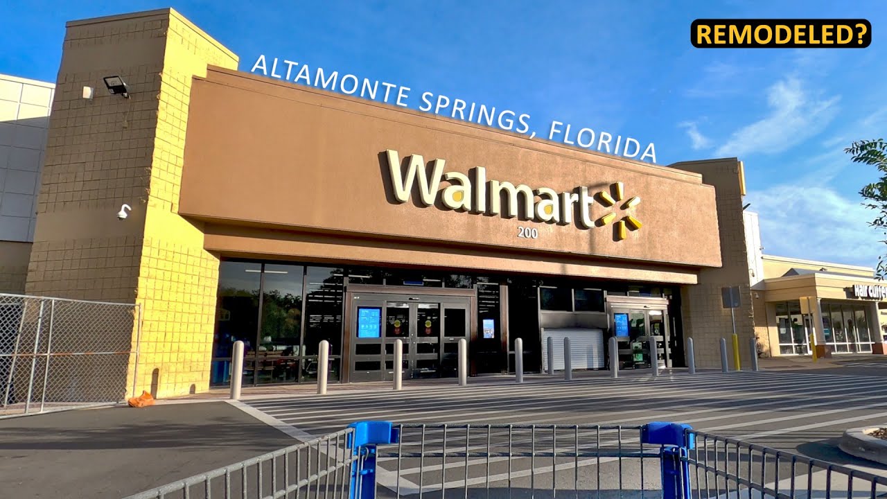 Реконструированный Walmart в Альтамонте-Спрингс, Флорида — магазин 1374