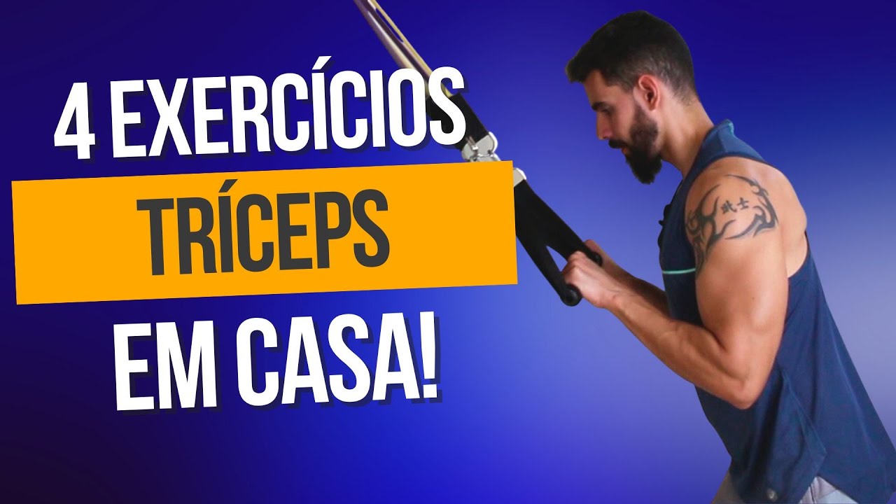 Treino INTENSO de TRÍCEPS em Casa! *treino completo*