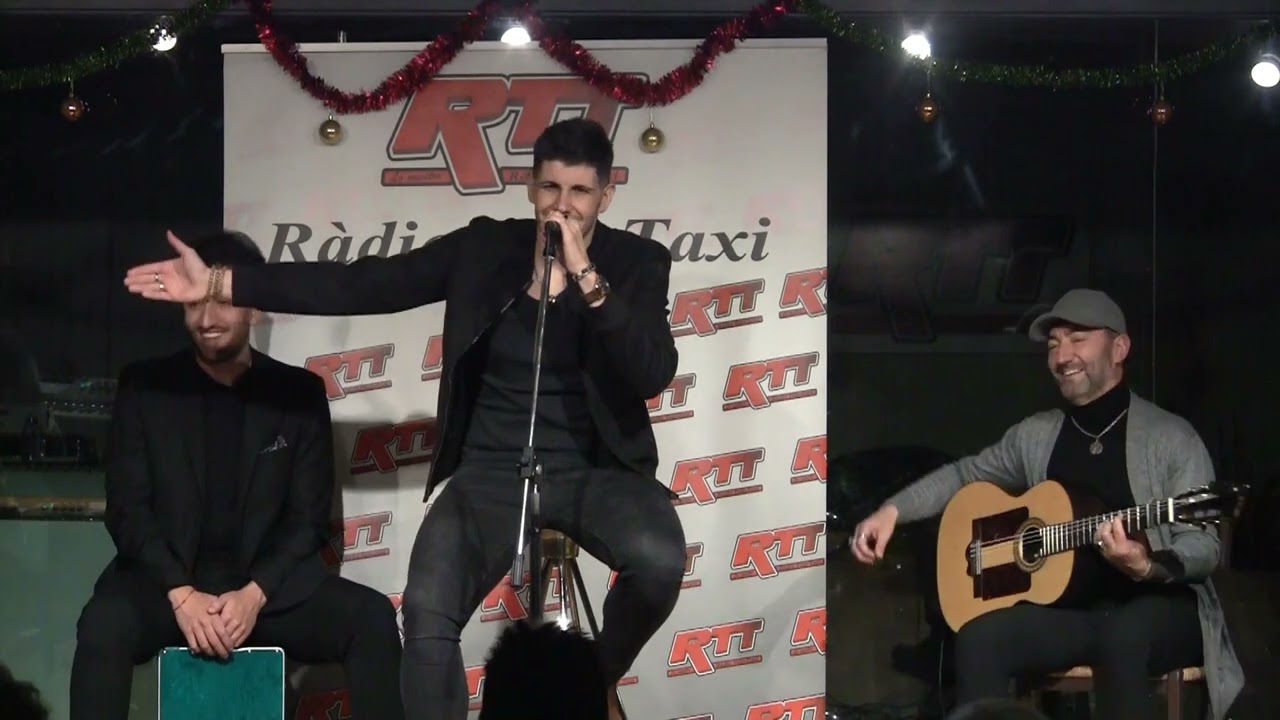 Concierto acústico de Rubén Alegría en Radio TeleTaxi