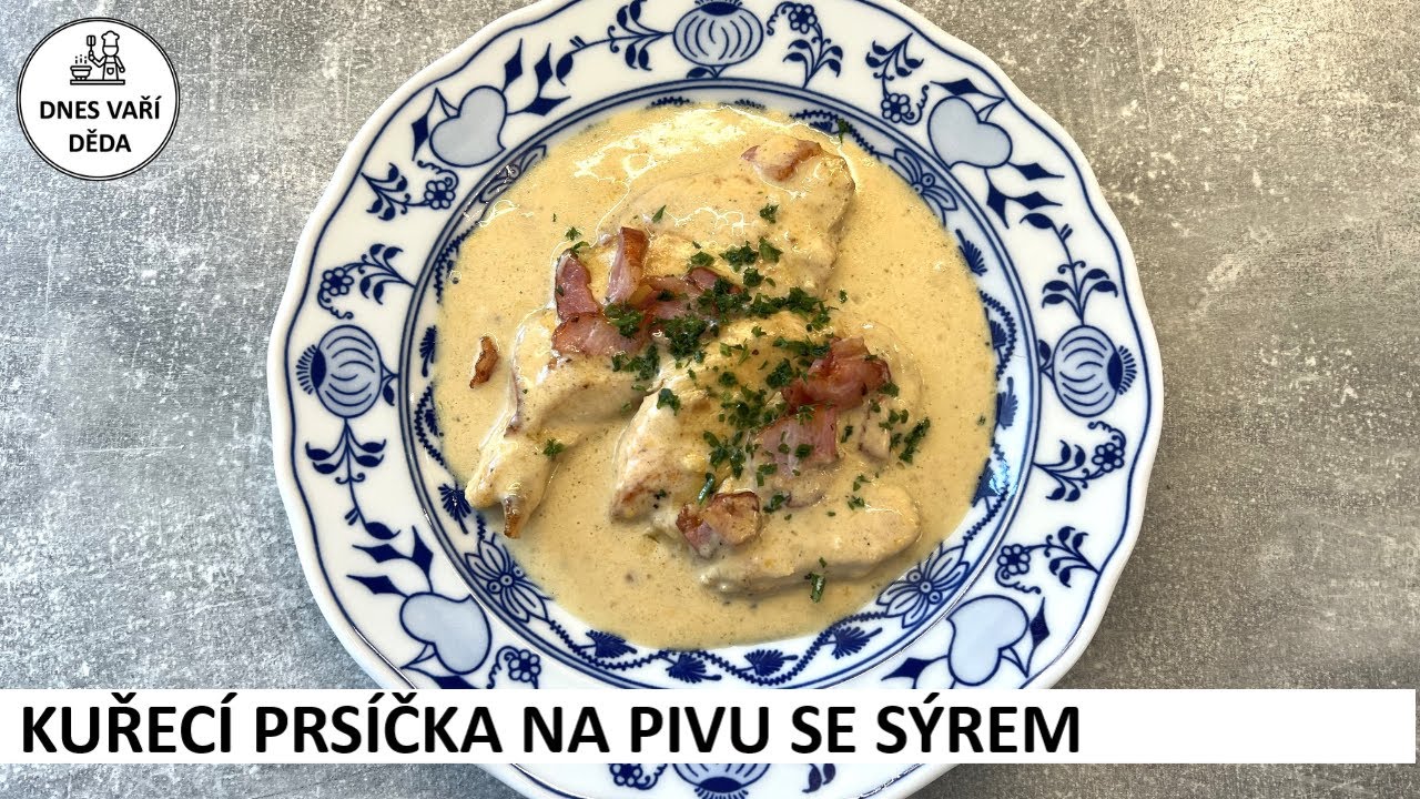 Kuřecí prsíčka na pivu se sýrem | Josef Holub