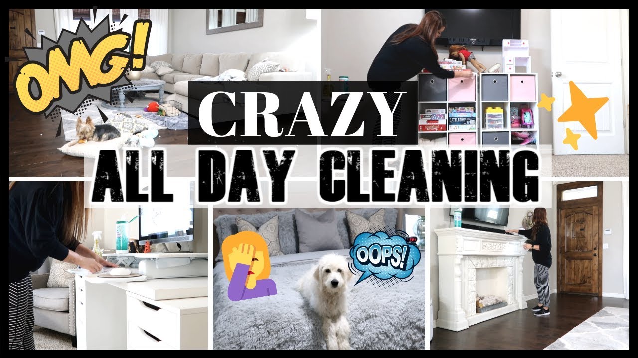 ALL DAY CLEANING MOTIVATION | WHOLE HOUSE CLEAN | CASUAL CLEAN WITH ME