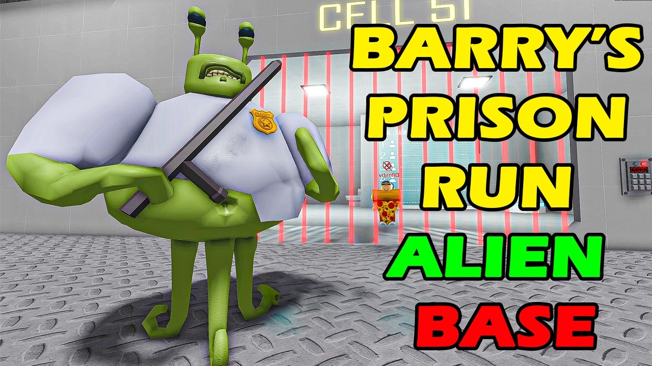 ESCAPE ALIEN BASE 🚨BARRY'S PRISON RUN! (OBBY) Roblox