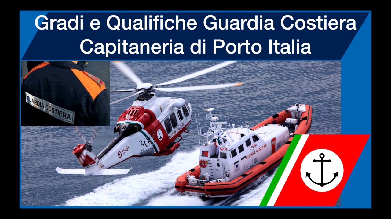 Gradi e Qualifiche Guardia Costiera Italiana (Fino al 2017)