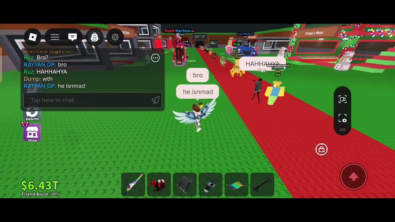 Here is a dragona and theree noobnini in fuse #sabroblox