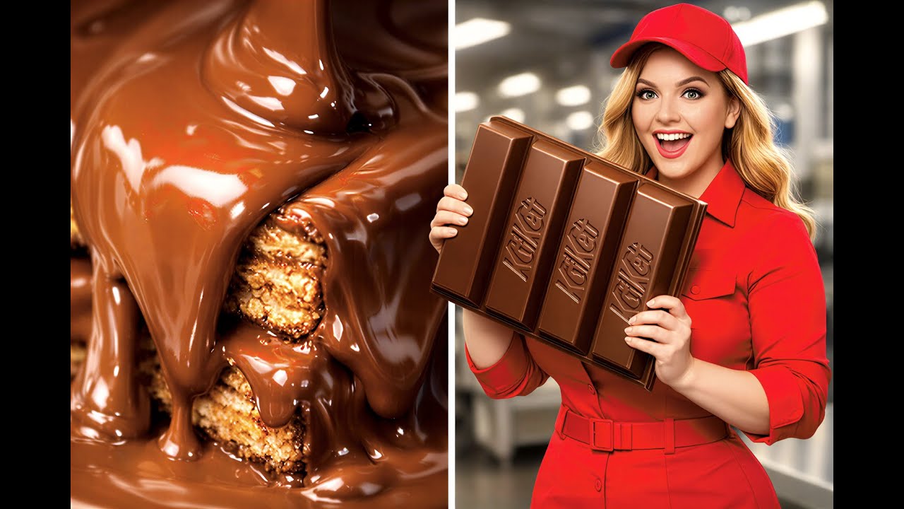 How KitKat Is Made: Inside the Factory (8 Million Bars/Day) 