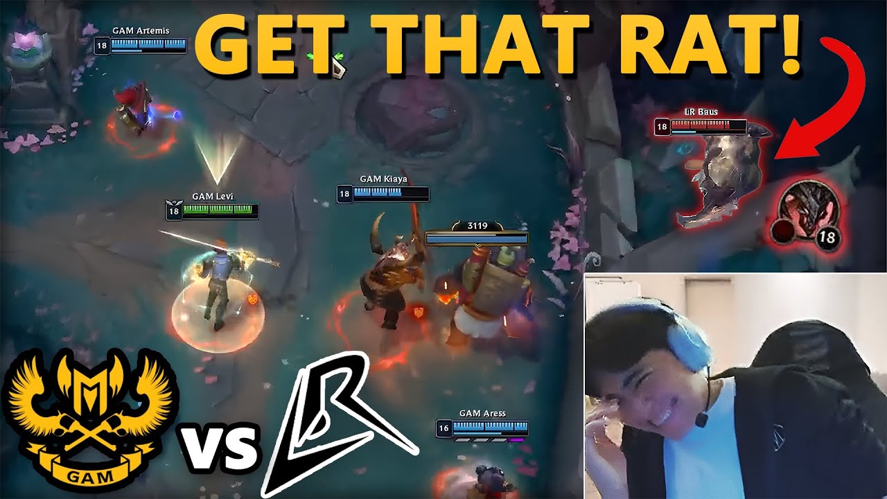 GAM Levi's Reaction to BAUS Being a Rat in LR vs GAM Scrims [ENG SUB]