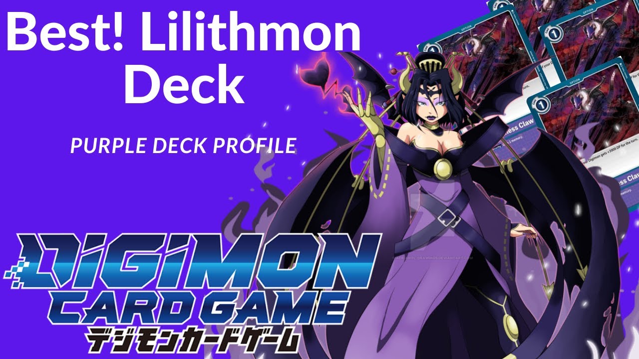 Best! Digimon TCG! Purple Lilithmon Deck Profile