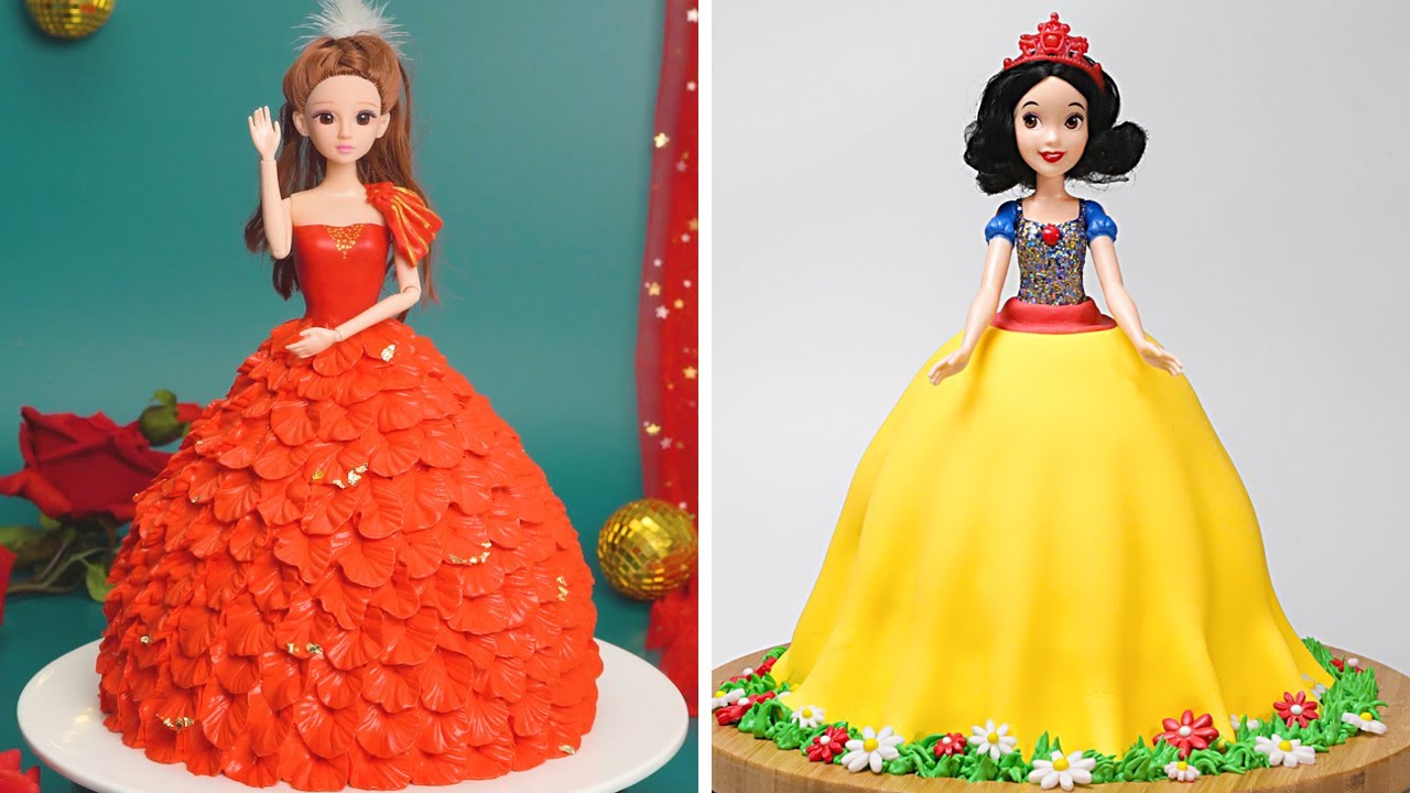 Pretty Princess Cake Recipes | Cute Birthday Cake Decorating Ideas for Party | So Tasty Cake Videos