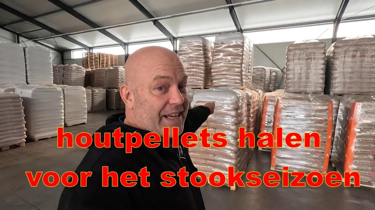 Houtpellets halen voor de Pelletkachel!! 3x warm🔥🔥🔥
