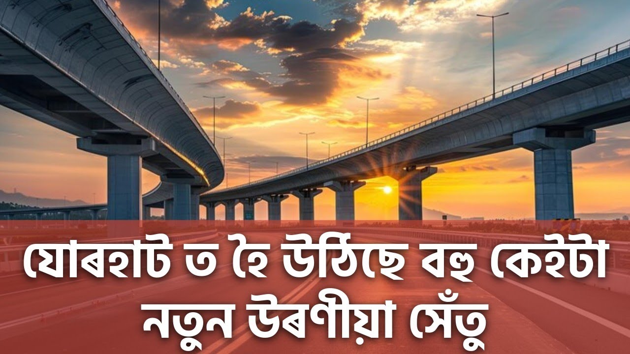 Jorhat New Flyover Bridges are in Complete Mode | যোৰহাট ত হৈ উঠিছে বহু কেইটা নতুন উৰণীয়া সেঁতু