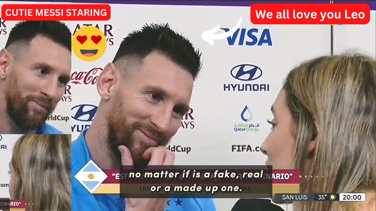 🥺The reporter just told messi what we all wanted to tell him😍Messi Interview After Croatia match