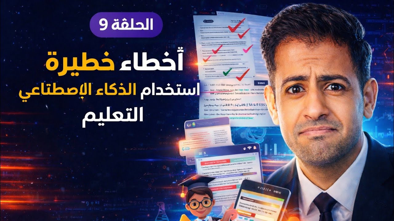 E:9. الذكاء الاصطناعي في التعليم: أخطاء الطلاب والمعلمين