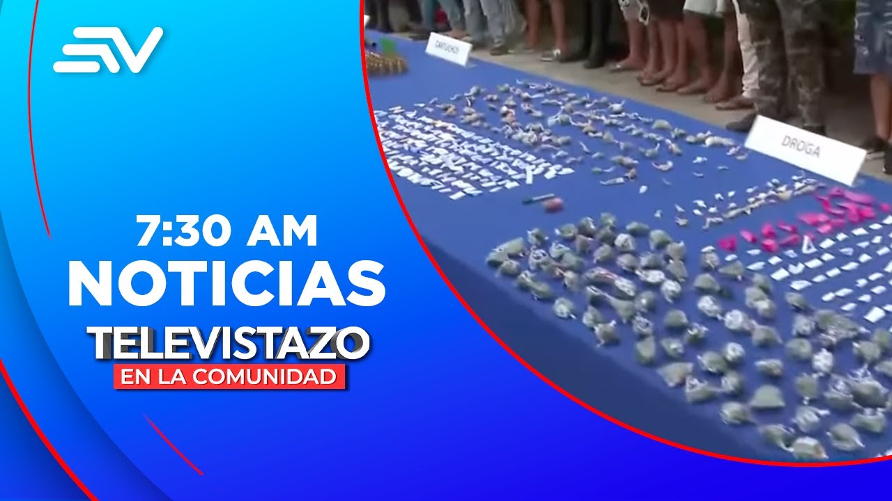 Decomisan armas y municiones tras operativo en 4 distritos  | Televistazo | Ecuavisa