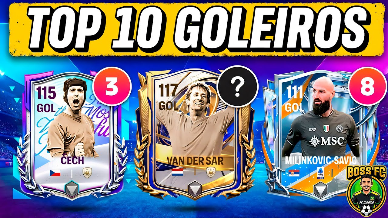 SÉRIE NOVA! 🚨 TOP 10 GOLEIROS do FC MOBILE 26