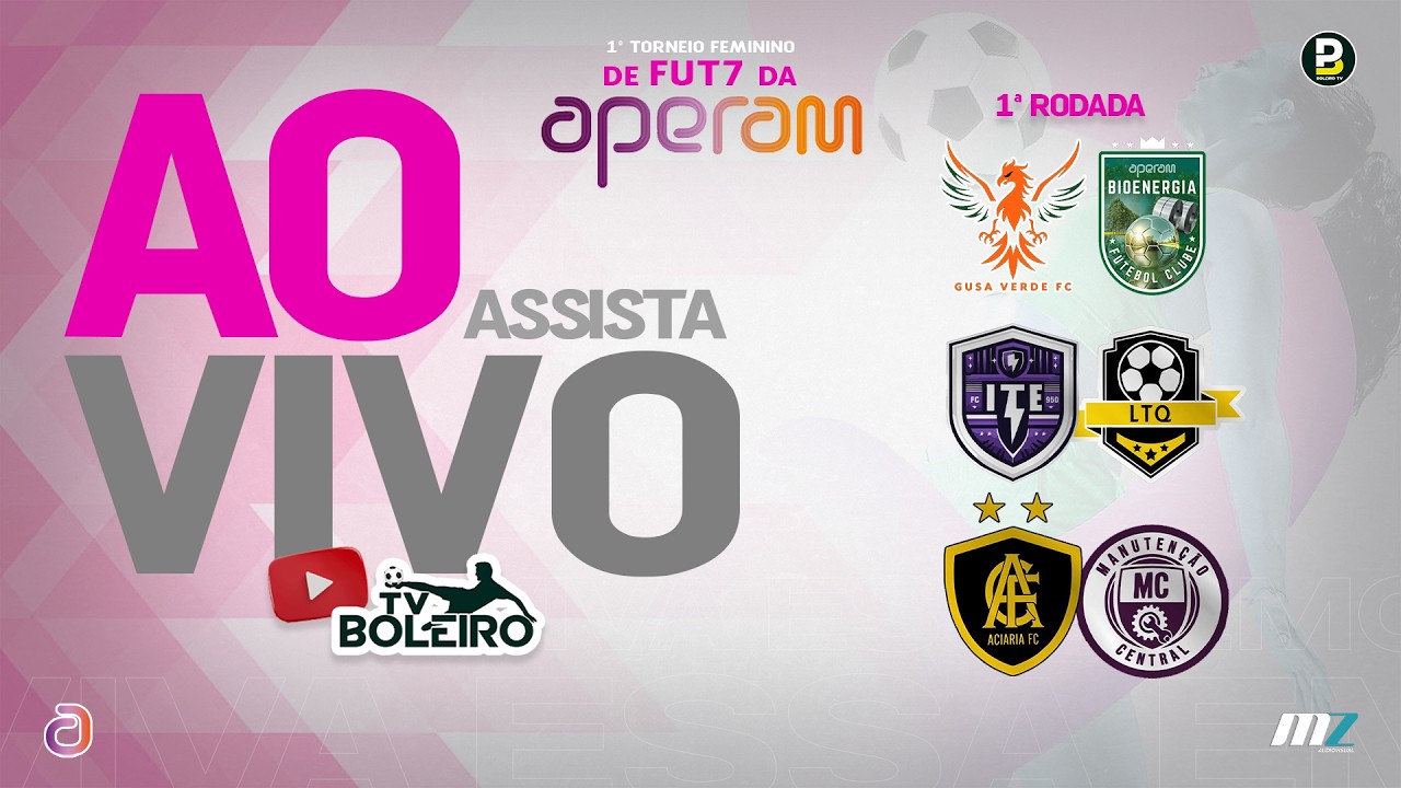 1º TORNEIO FEMININO DE FUT7 DA APERAM | AO VIVO COM IMAGENS