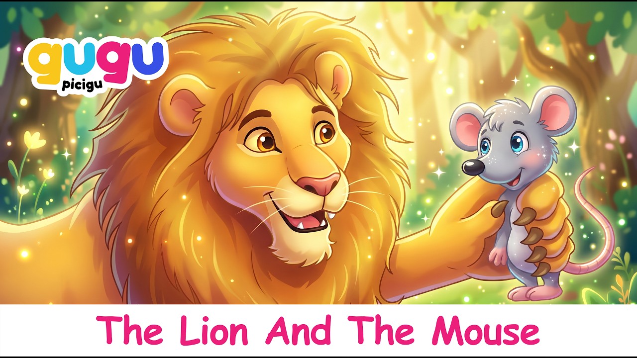 The Lion and The Mouse | Fairy Tales and Bedtime Stories for Kids | ‪‪@GuguPiciguEN