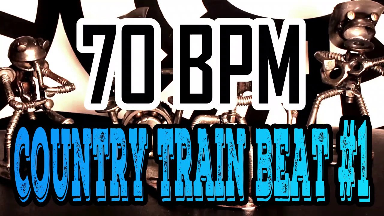 70 BPM - Country Train beat #1 - 4/4 Drum Beat - Drum Track