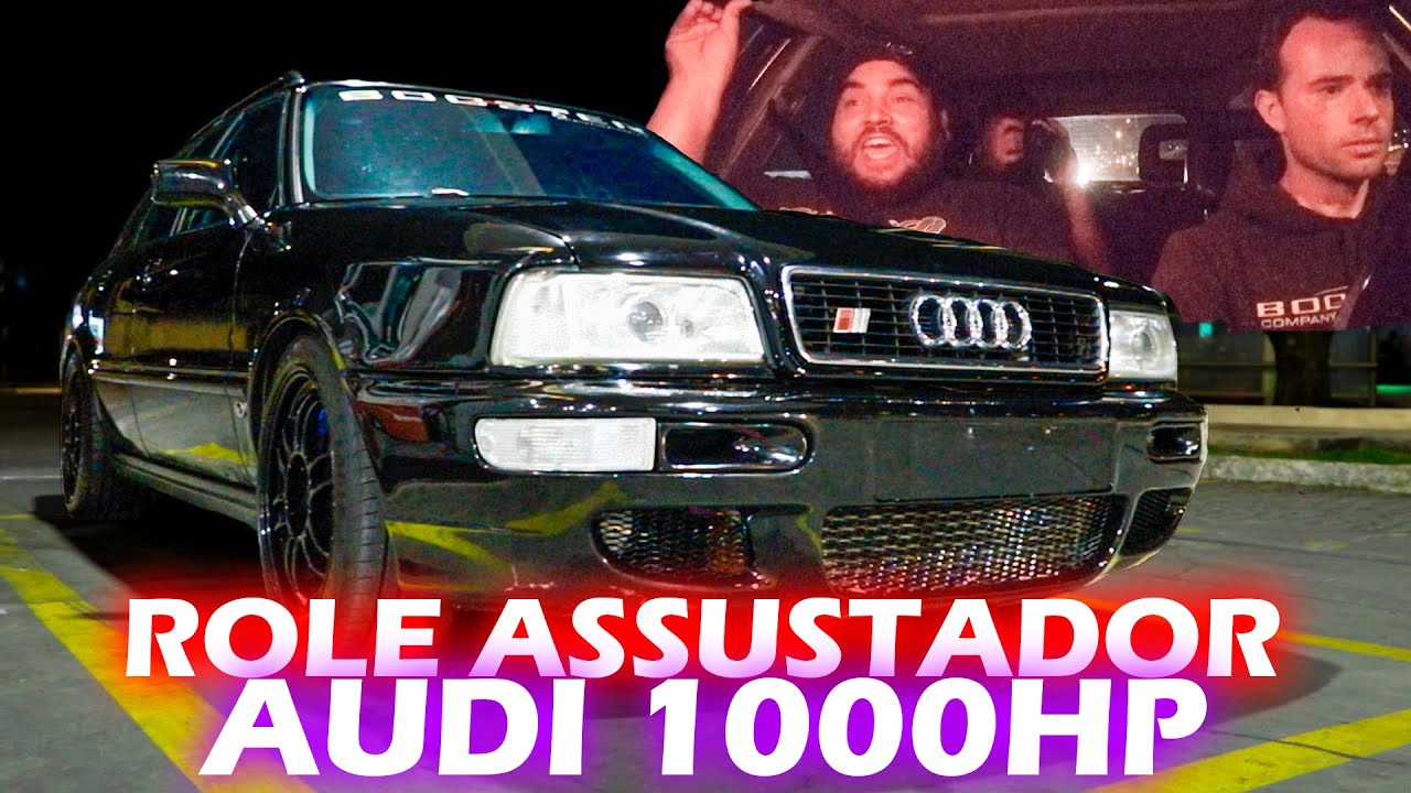 AUDI AVANT S2 DE 1000HP!!! ROLE NESSA AUDI ABSURDAMENTE FORTE DA BOOSTER COMPANY - RACEMIDIA