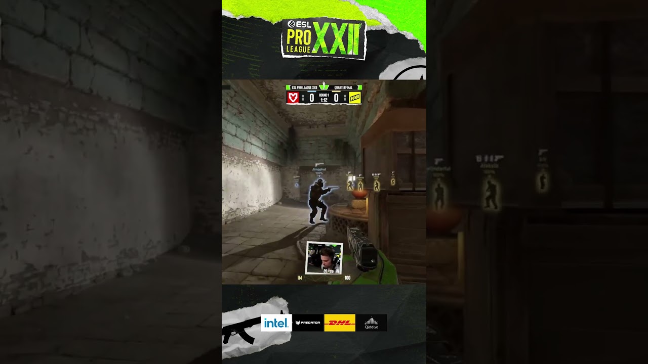 iM STARTS PISTOL ROUND with a KNIFE! #knife #esl #cs #кс #counterstrike #csgo