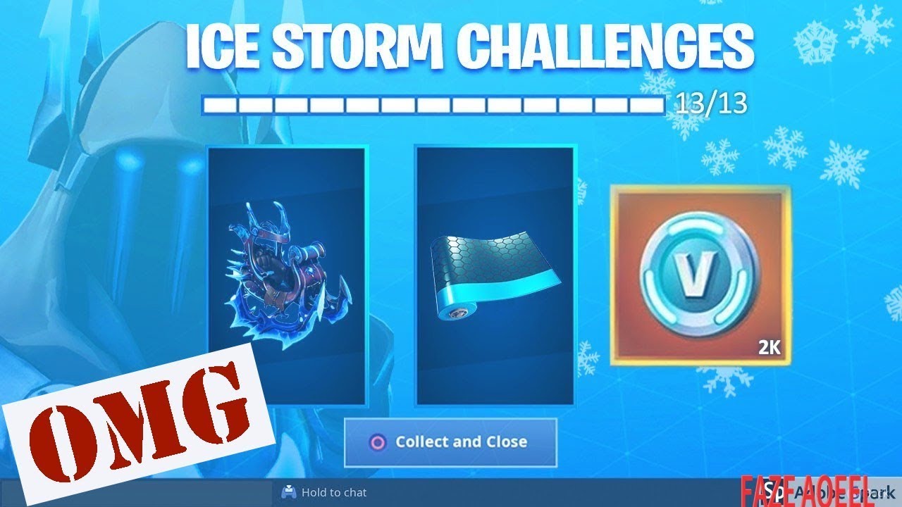 New Fortnite ICE STORM CHALLENGES REWARDS!