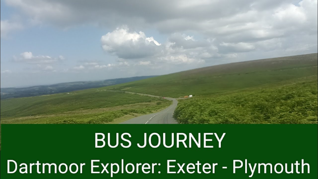 🇬🇧 BUS JOURNEY (TIMELAPSE) | First Kernow Dartmoor Explorer: Exeter ➔ Plymouth