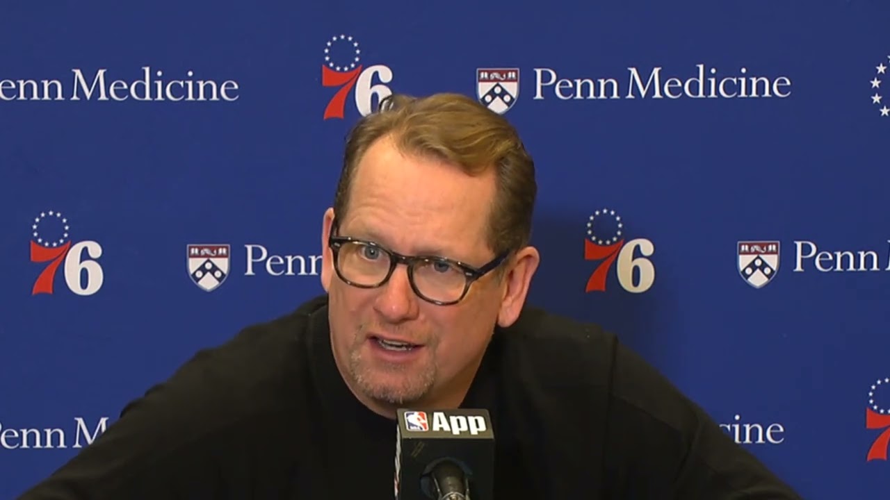 Nick Nurse PostGame Interview | Philadelphia 76ers vs Cleveland Cavaliers
