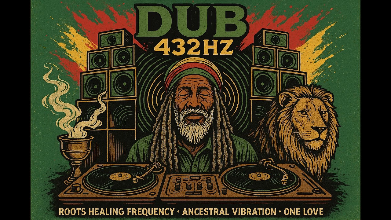 DUB REGGAE 432 Hz – Spiritual Roots Dub Vibration | One Love Healing Frequency Mix