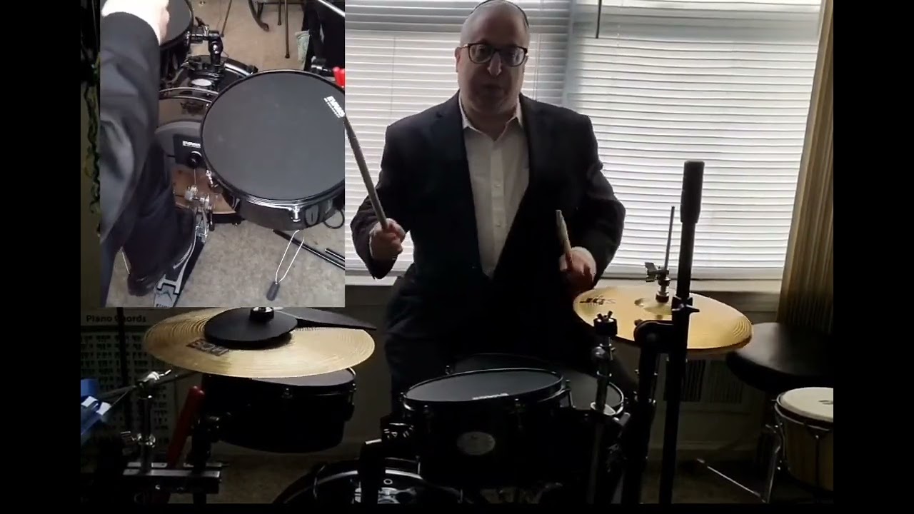 Evans SoundOff Universal Bass Drum Mute. demo.