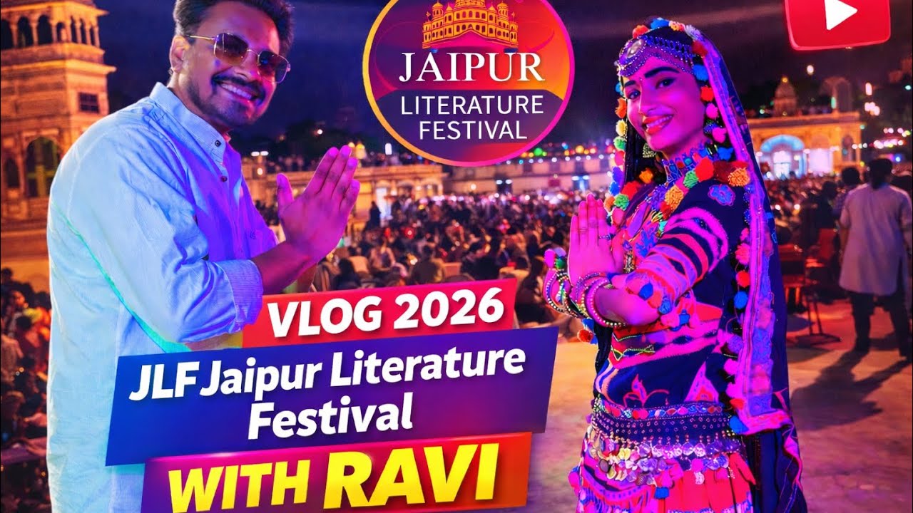 Exploring Jaipur Literature Festival 2026 | Vlog with Ravi