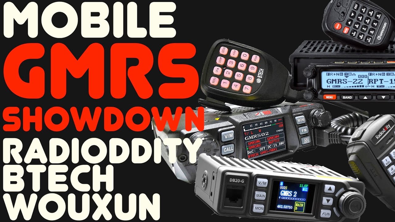 Сравнение мобильных радиостанций GMRS: Wouxun KG-1000G, Radioddity DB20-G и BTech GMRS 50X1 — что...