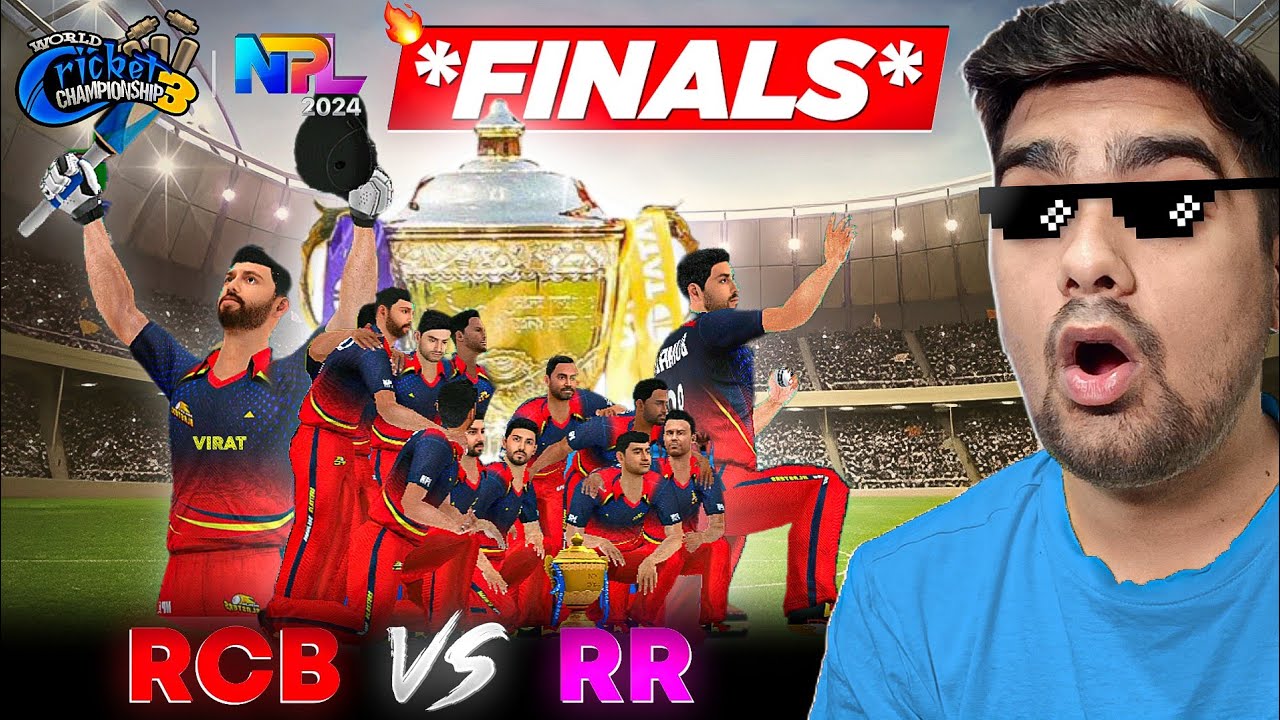 FINALS! Virat Kohli 153(57)* RCB Vs RR NPL 2024 WCC3 (HARD MODE)