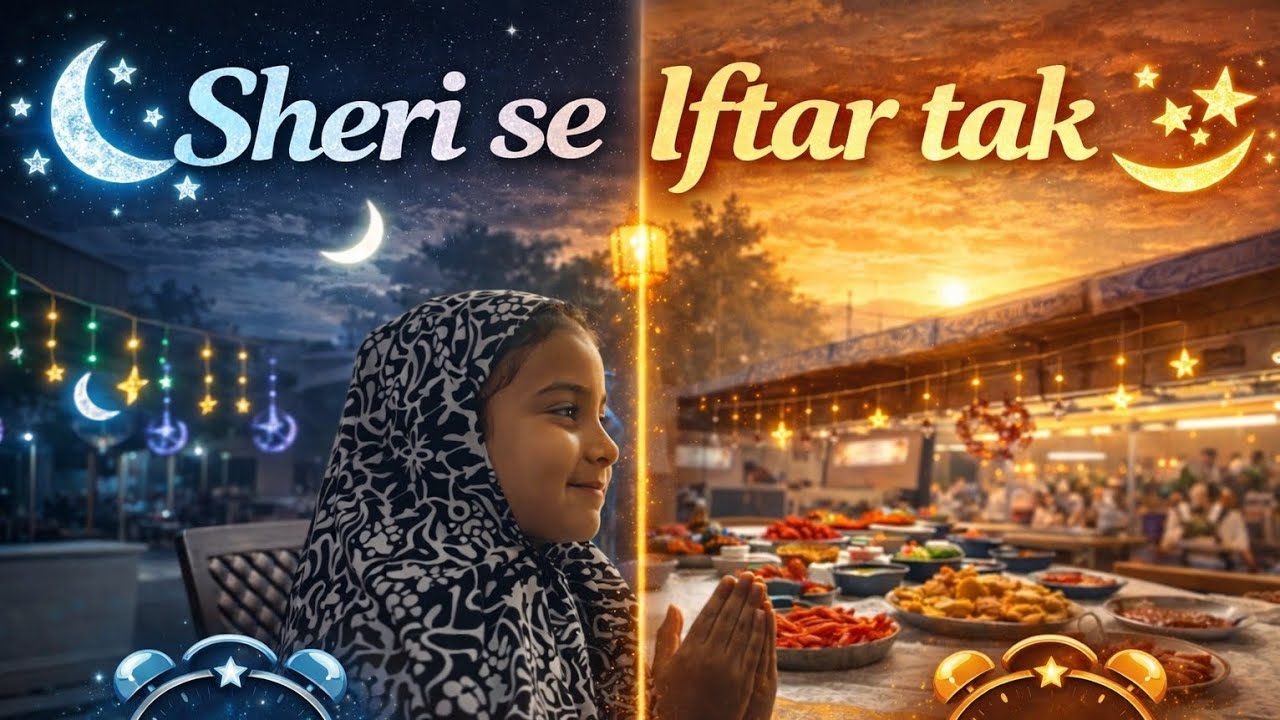 Shehri se Iftar Tak | Ek Roze Ka Safar 🌙✨ (4:00 AM – 6:38 PM)