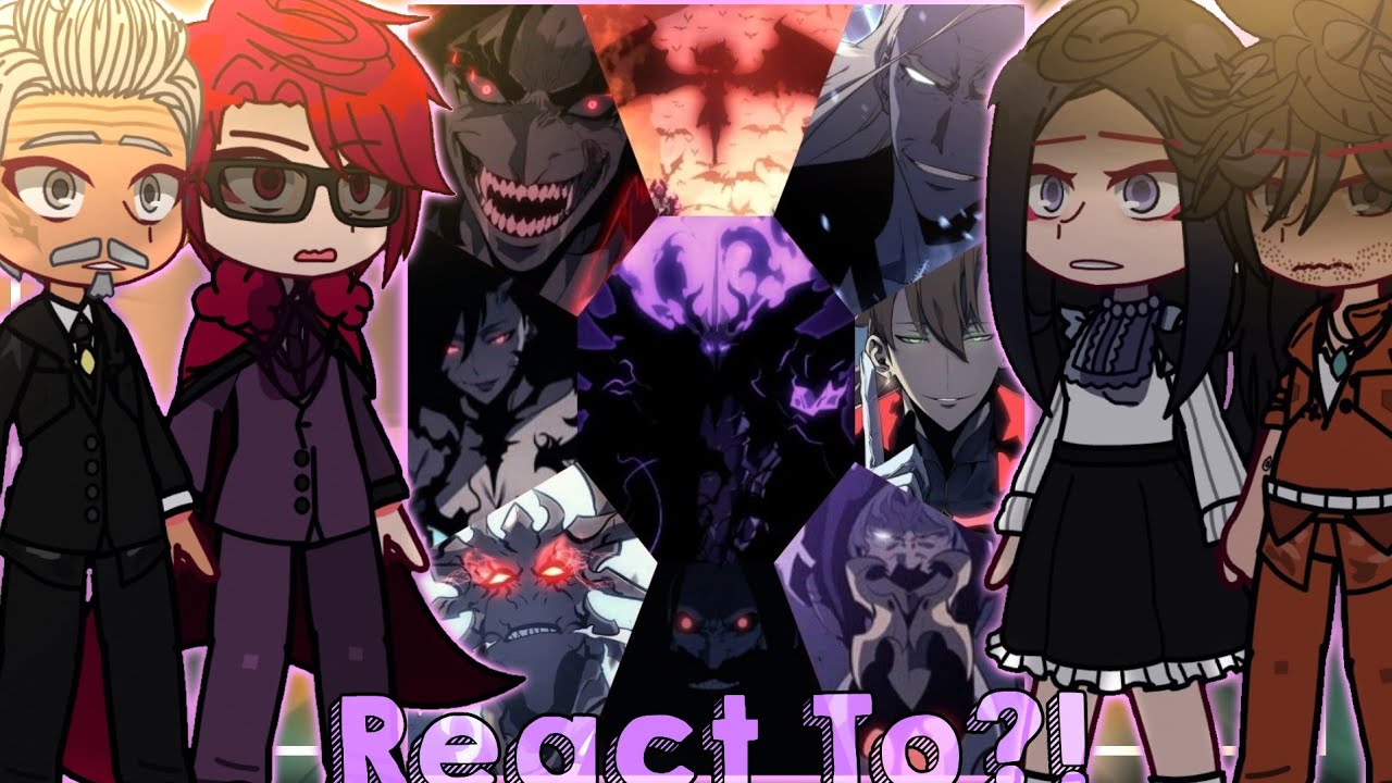 👑|| Solo Leveling S-Rank hunters + Sung Family React To SUNG JINWOO! ||👑《GCRV》|| Compilation! ||👾✨️