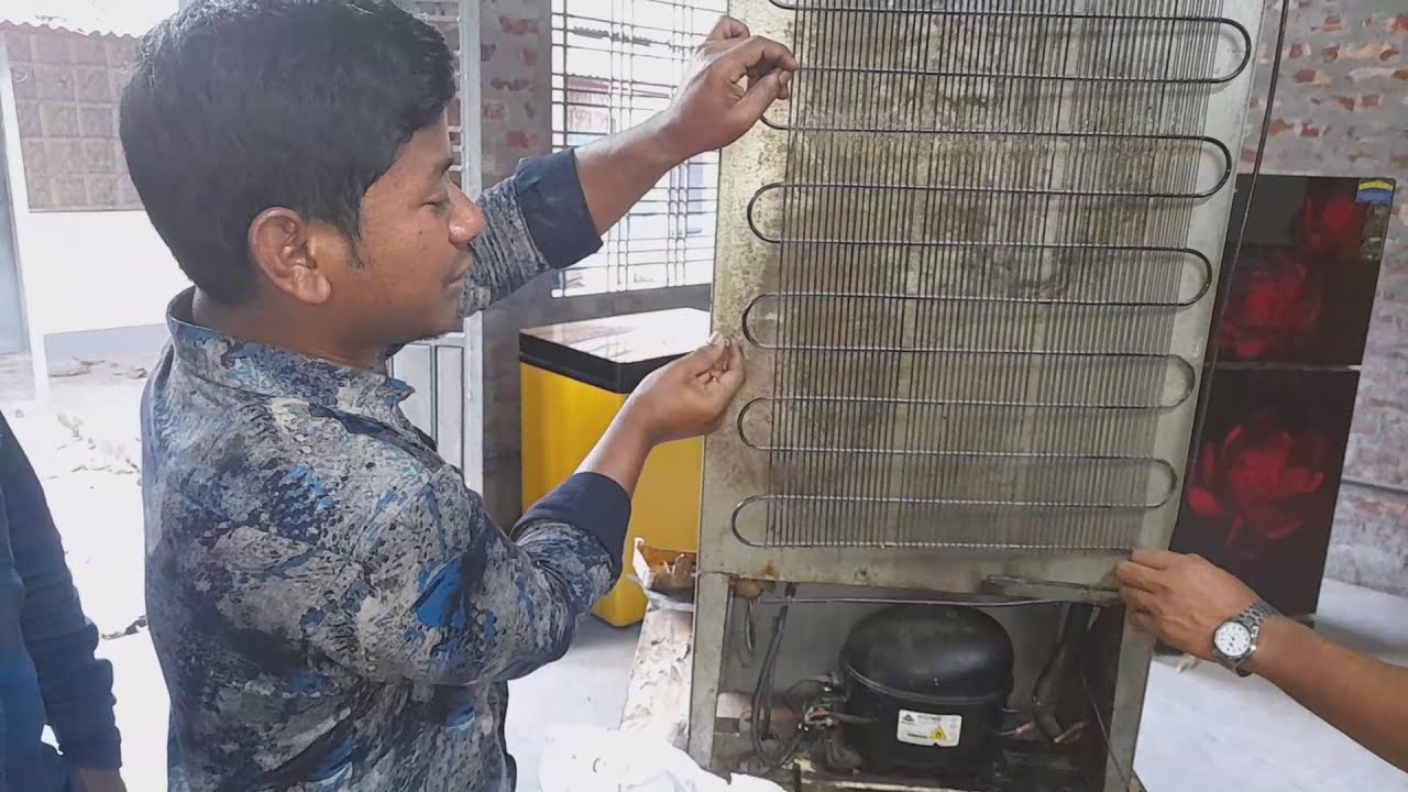 ফ্রিজে কনডেনসার লাগানোর নিয়ম | How to Fridge  condenser installation | কনডেনসার কিভাবে পরিবর্তন করব