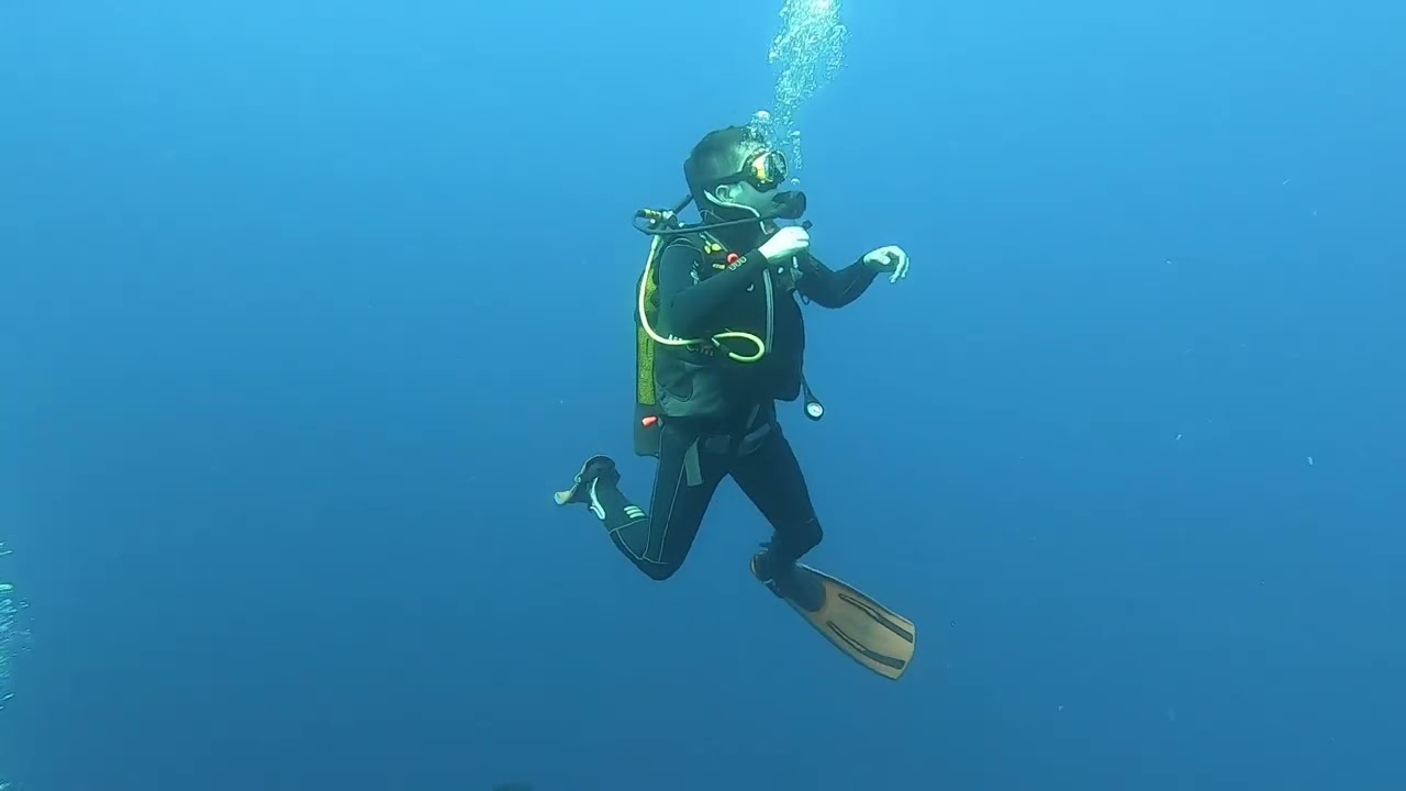 Primer buceo después de un curso de 1 estrella