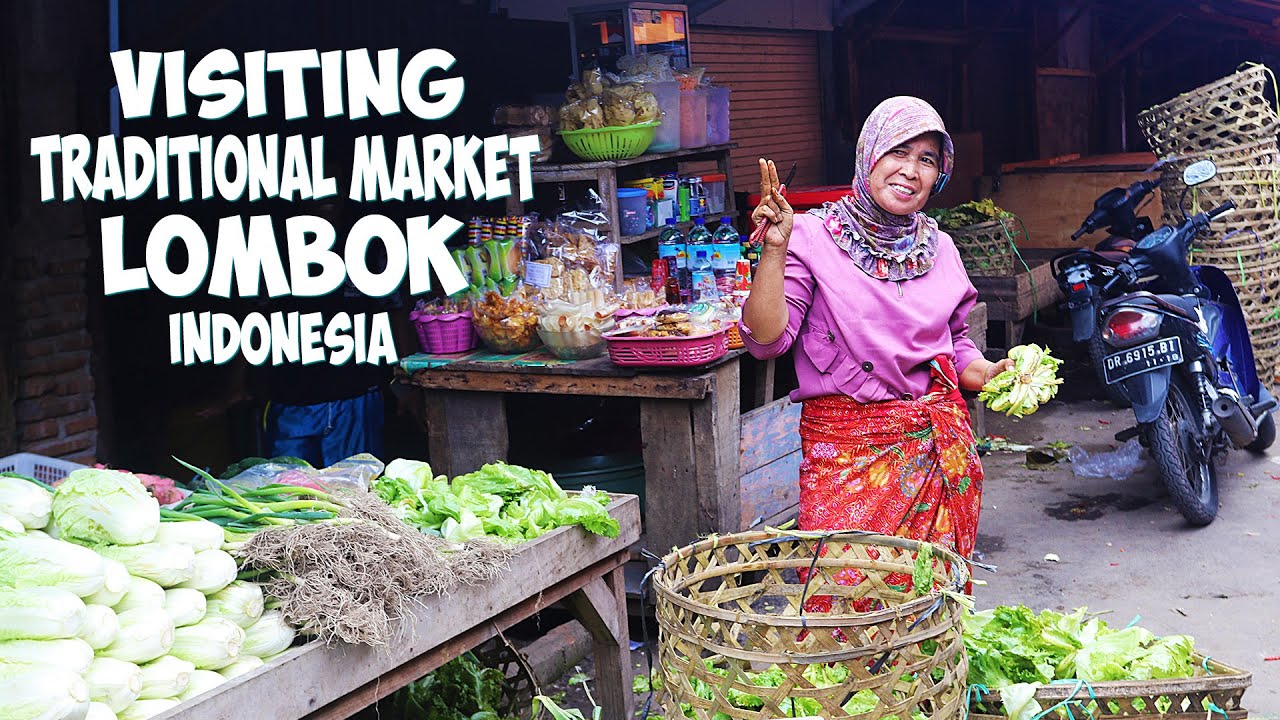 VISITING TRADITIONAL MARKET I LOMBOK INDONESIA I LOMBOK TRAVEL VLOG