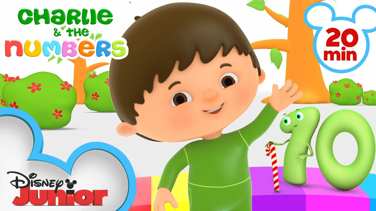 Charlie Meets the Numbers Part 4 | Kids Songs and Nursery Rhymes | @disneyjr
