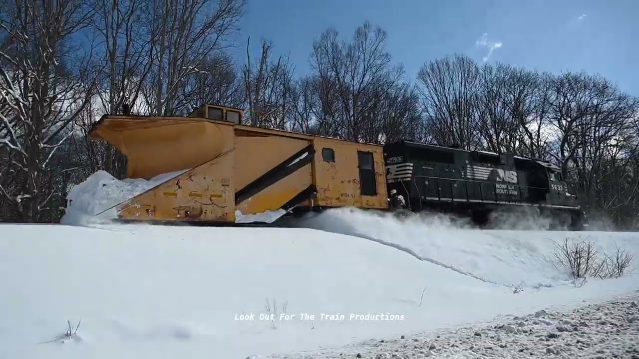NYS&W Russell Plow # 91 Action on the Southern Division 2.24.26