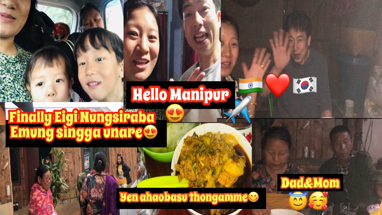 Coming back to India, Manipur after 5years with my Loves🇰🇷❤️🇮🇳(Delhi to Manipur)VLOG2.