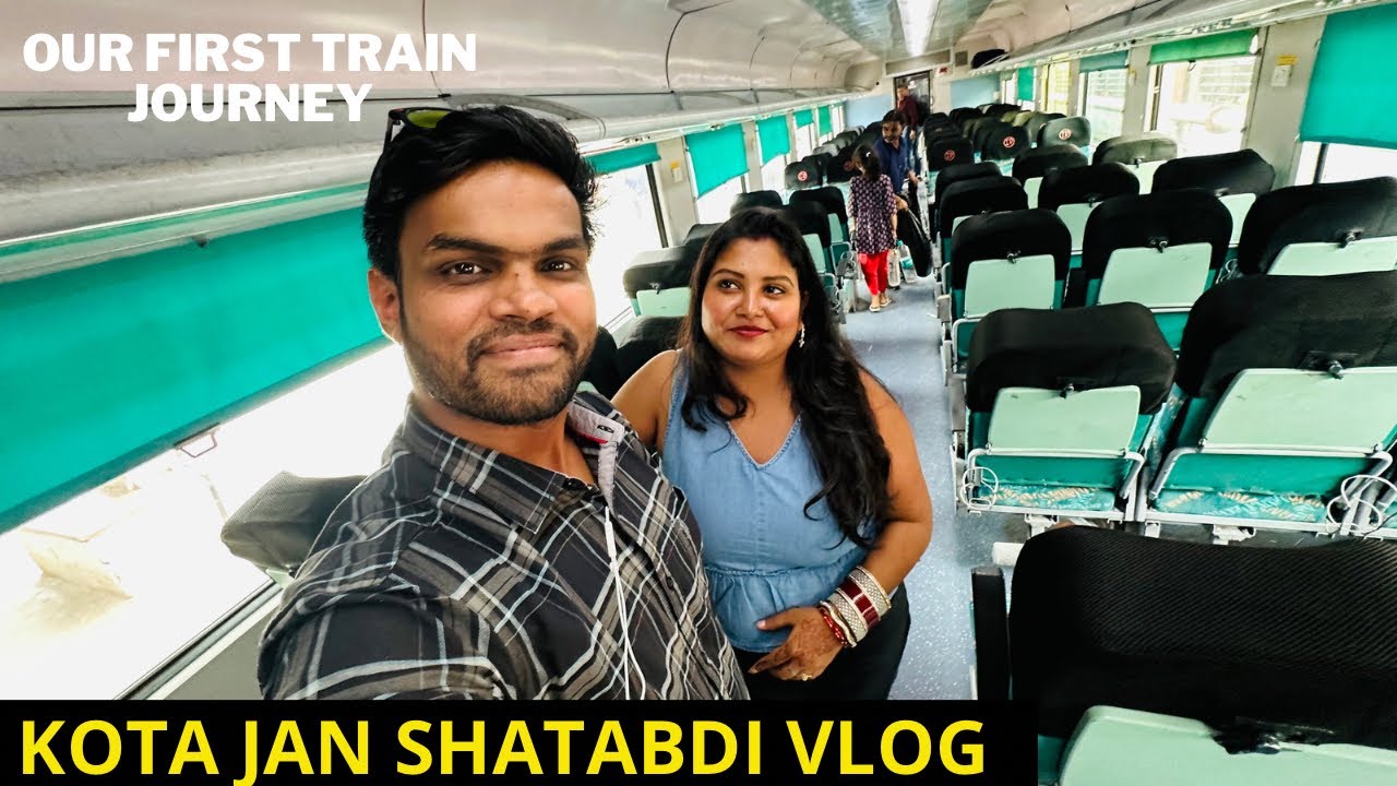 KOTA Jan Shatabdi Express AC Chair Car Train Journey with Wife 😍😍