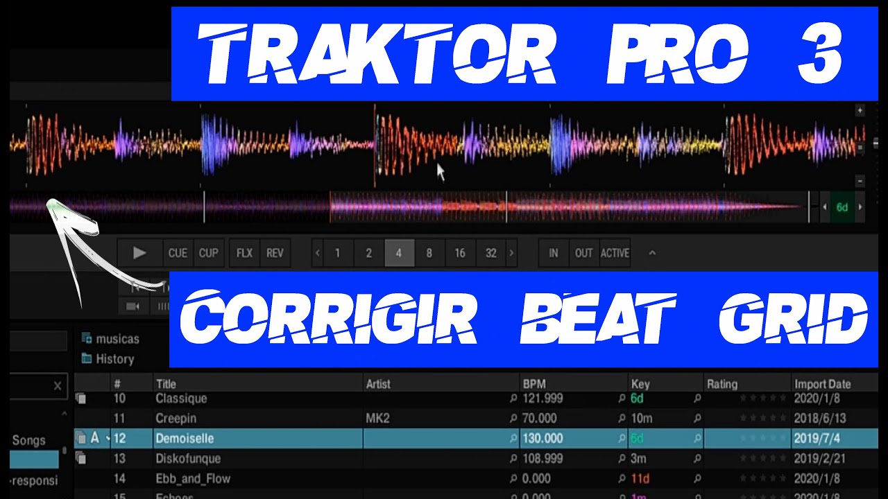 ☑️Traktor Pro 3 Corrigir Beat Grid