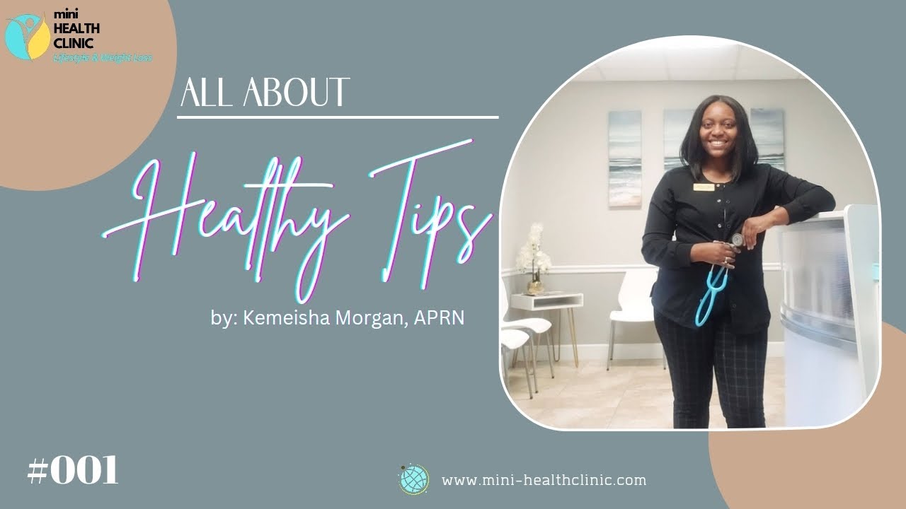 Lifestyle Tips for a Healthy Life | Tips #001 | Mini Health Clinic Vlog no.1| By Kemeisha
