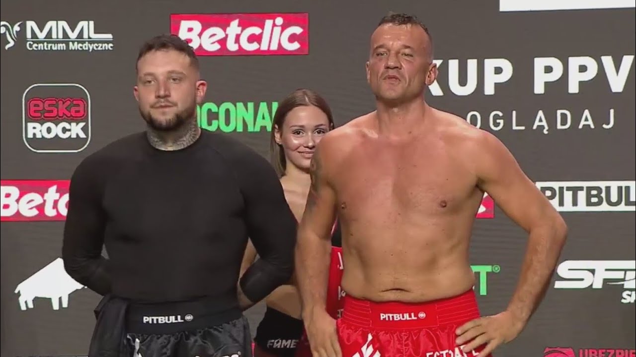 Prezes FEN  vs Boxdel -  Media trening i ważenie  - Fame MMA Friday Arena 2