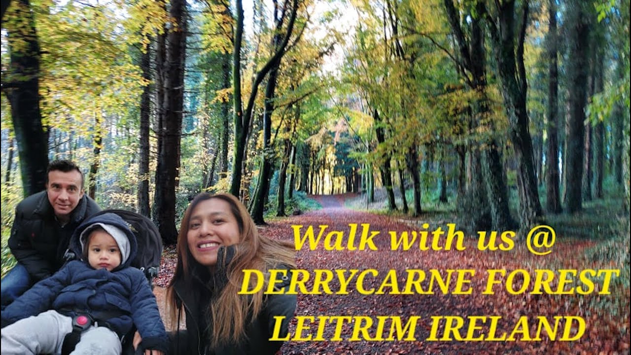 MOVING TO IRELAND|| A WALK AT DERRYCARNE FOREST || LEITRIM IRELAND