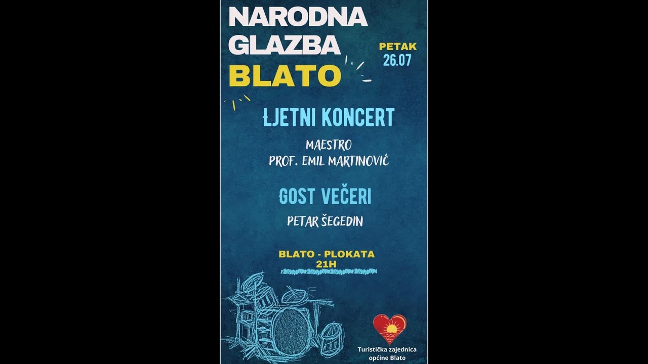 Ljetni koncert Narodne glazbe Blato / 2024.
