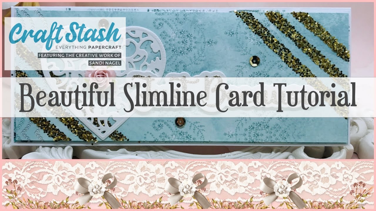 Card making Tutorial -  How to add glitter to your card designs the easy way! || Dainty Dreams