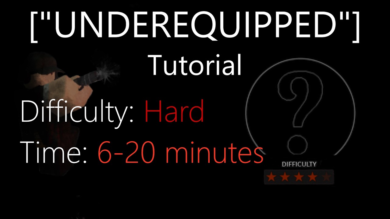 Examination roblox UNDEREQUIPPED tutorial