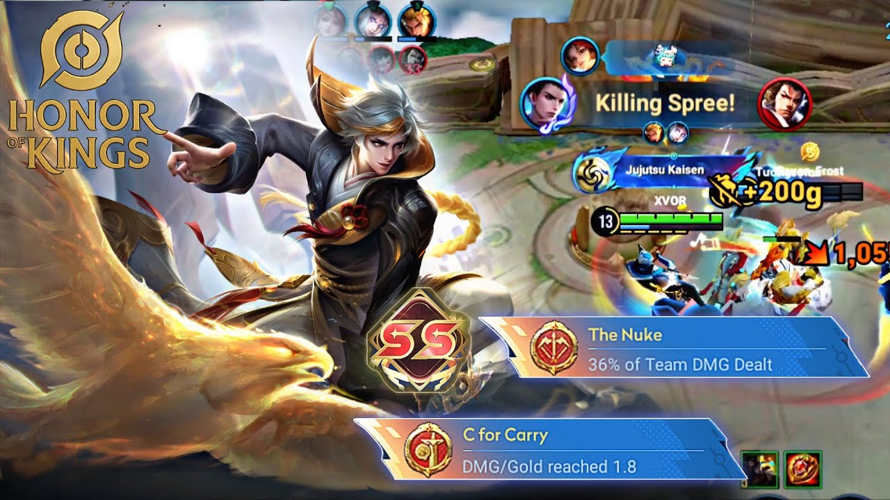 SS Rating || Di Renjie gameplay || Honor Of Kings 