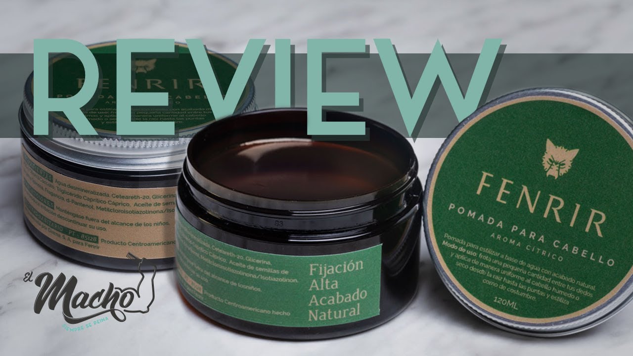 Pomadas Fenrir Review fijación firme y fijación media | El Macho