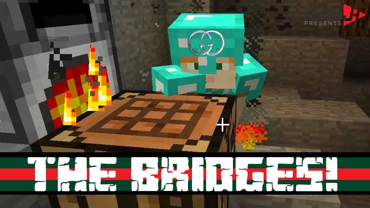 Minecraft Bridges w/ Gamer Chad - GUCCI ROCKS! | RadioJH Games